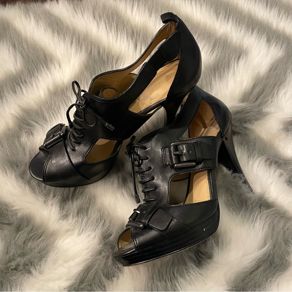 Sexy black Coach heels